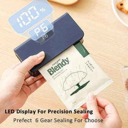 Portable Mini Heat Sealer for Food Preservation and Packaging